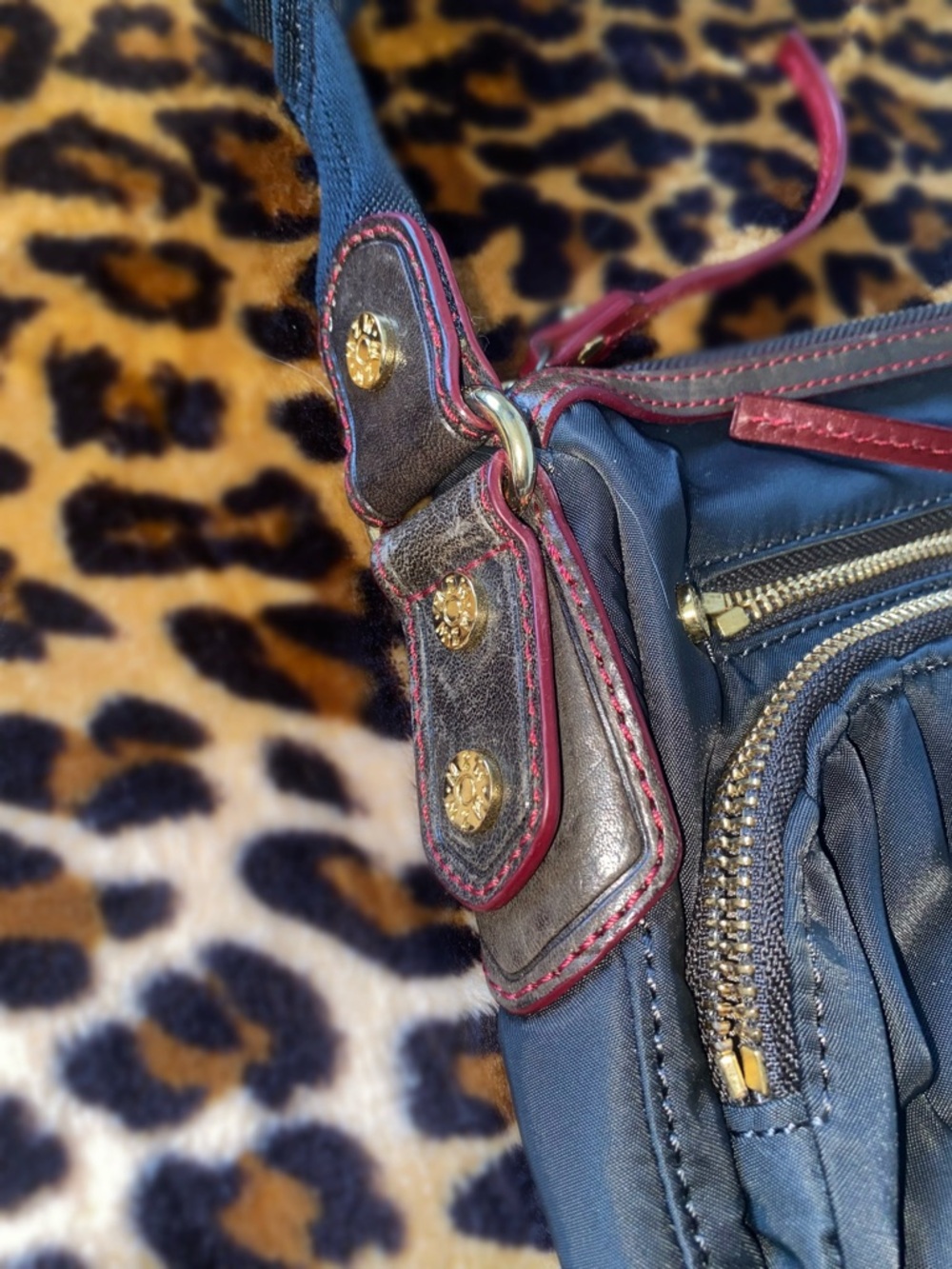 MZ Wallace Navy / Dark Blue Shoulder Bag - Picture 4 of 6